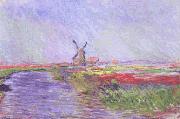 Claude Monet Champ de Tulipes China oil painting reproduction